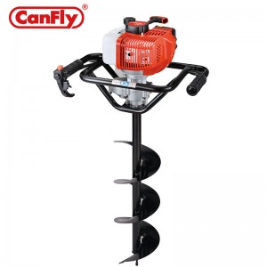 gasoline petrol digger earth auger Canfly factory hot selling 48F 62CC