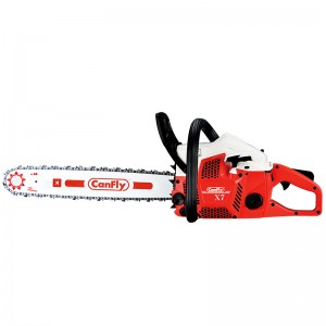 Gasoline chainsaw Canfly x7 factory hot selling cheap price WALBRO 62cc with 22″/24″