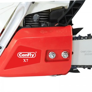 Benzin motorsav Canfly x7 fabrik varmt sælgende billig pris WALBRO 62cc med 22"/24"
