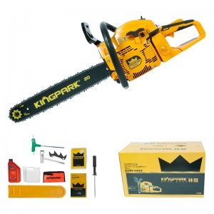Kingpark gasoline chainsaw high quality 62cc new model 820 with 18″/20″/22″